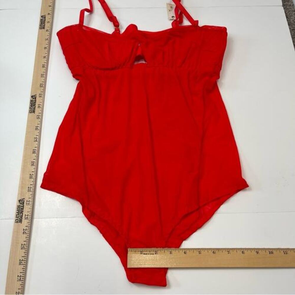 Revolve We are HAH Under the‎ Wire Bodysuit Blood Orange - Picture 15 of 16